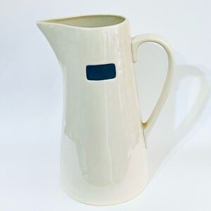 Vintage Pottery Barn Chalkboard Garden Pitcher